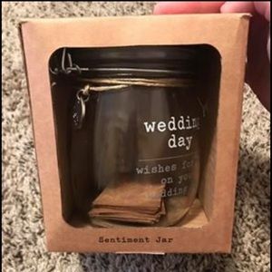 Mudpie Sentiments Jar- Wedding Day Wishes 👰🏼👰🏼
